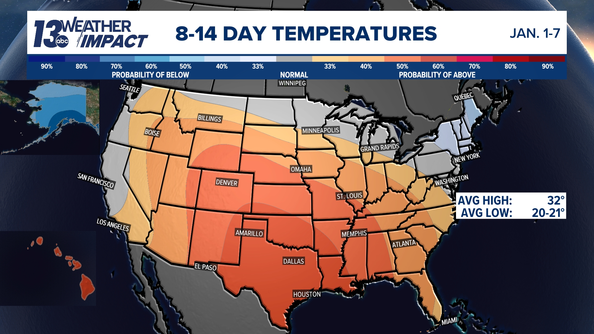 Sunny, Seasonable Wednesday